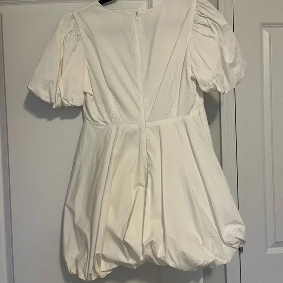 White Bubble Dress - Picture 2 of 3